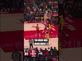 LeBron's three had the bench FIRED up #lakers #NBAPlayoffs