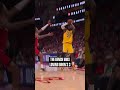 LeBron's three had the bench FIRED up #lakers #NBAPlayoffs