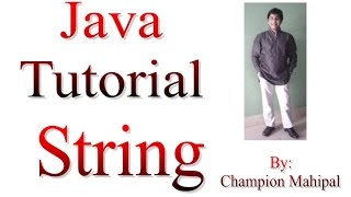 Java Language Tutorial 5 Package String and String Buffer