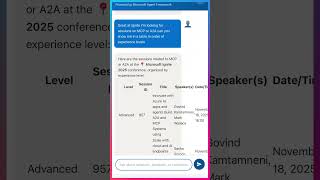 1-Minute Demo: ConferenceHaven Built on Microsoft Agent Framework and MCP for Ignite Live360 ESPC25