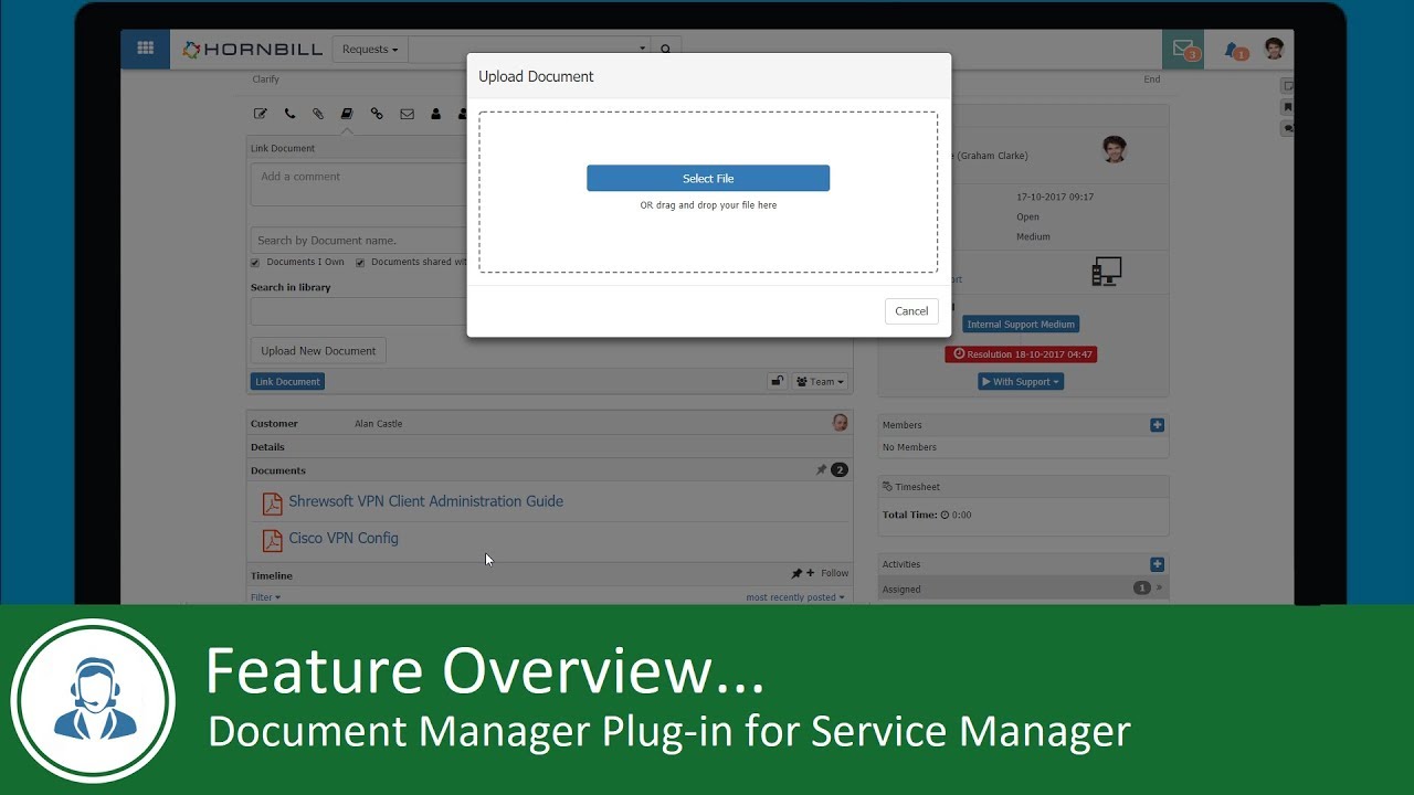 Document Manager Plug-in for Service Manager - YouTube