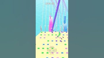 Bridge Race 3D game in MAX LEVEL ( Level - 55 ) #shorts  #bridgerace #gaming  #at2048