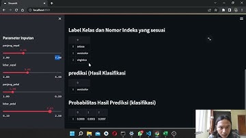 Klasifikasi Bunga Iris dengan Streamlit Berbasis Web