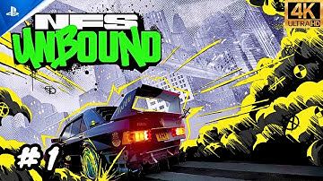 Need for Speed Unbound Walkthrough Gameplay Part 1 - The Intro! ( PS5 4k 60 FPS )