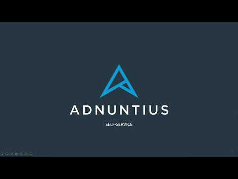 adnuntius self service portal
