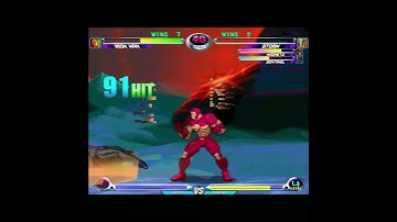 MvC2 Solo Iron Man 50% comeback vs 235% MSS, unfly air to ground 9/13/23