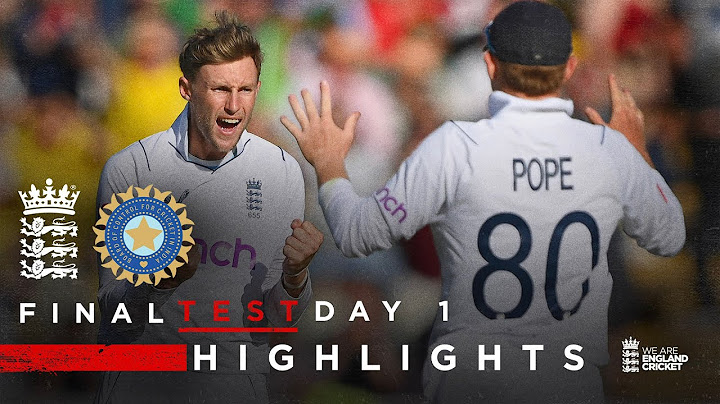 Joe Root Dismisses Dominant Pant | Highlights | England v India - Day 1 | LV= Insurance Test 2022
