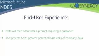 Microsoft Intune Network Device Enrollment Service