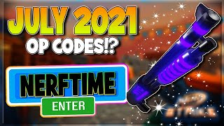 (JULY 2021) ALL *NEW* SECRET OP CODES Roblox Nerf Strike