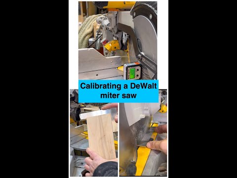 Calibrating a DeWalt