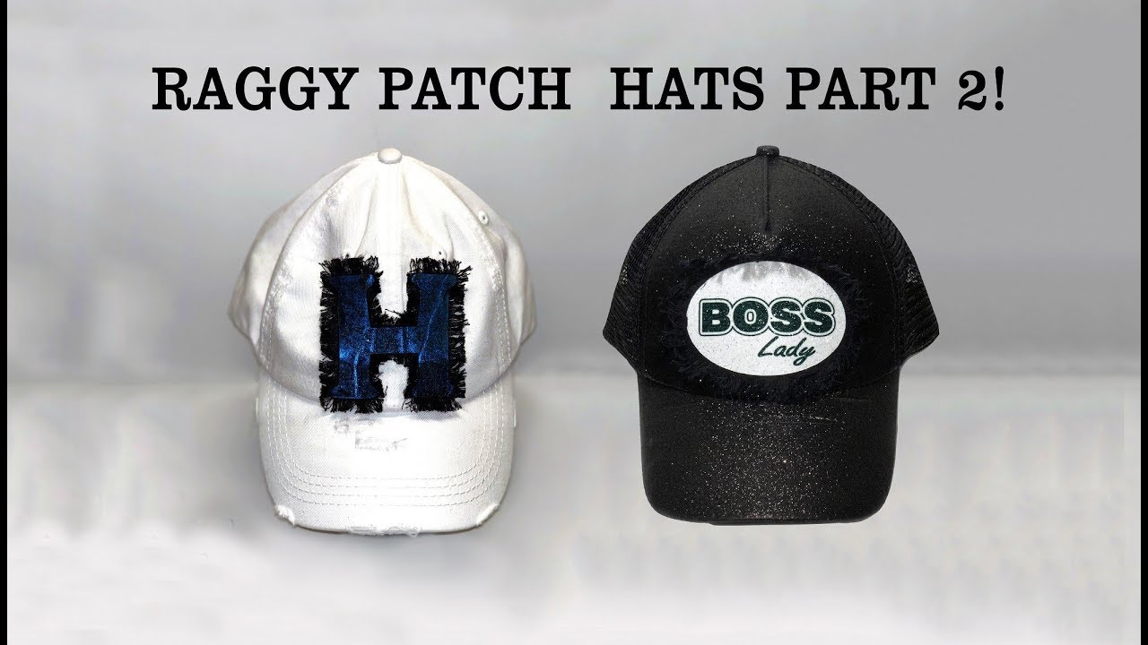 Sublimation Burlap Patch applied to a Hat 