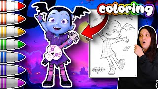 Color Vampirina with Me Coloring FUN Interactive
