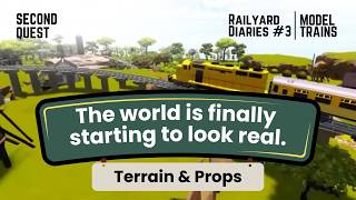 Railyard Diaries #3 | Overhauled Track System, Terrain Editor & 300+ new Props | Model Trains Devlog