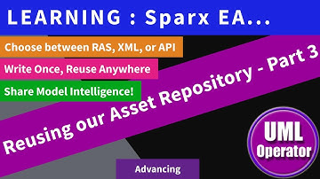 Reusing Our Asset Repository - Part 3 | Sparx EA UML Modeling & Automation