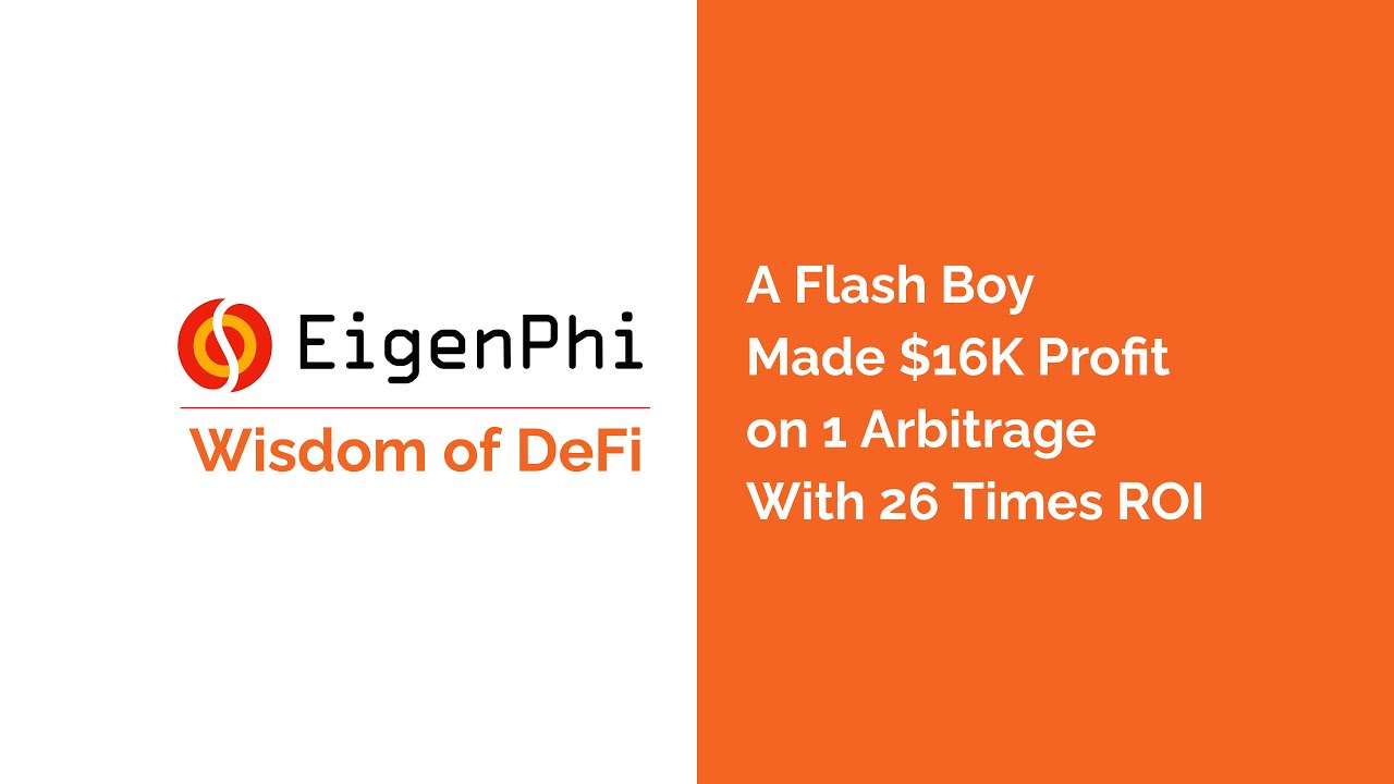 Ep2: A Flash Boy Made $16K Profit on 1 Arbitrage With 26 Times ROI