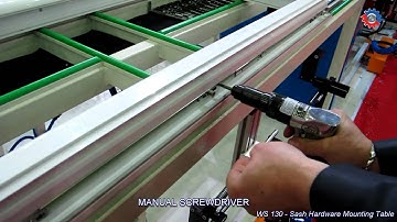 WS 130 Sash Hardware Mounting Table