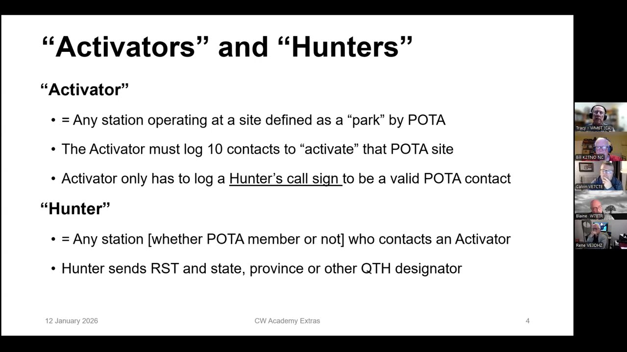 CWA WM6T POTA Talk Jan 12 2026