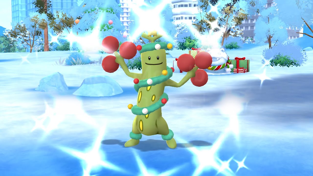 Schillernde Weihnachten in Pokémon GO (Bitte nicht zu Minute 