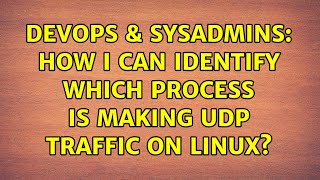 DevOps & SysAdmins: How I can identify which process is making UDP traffic on Linux? Wealth