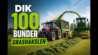 🔥100+ Hectare Grashakselen! Meerdere Trekkers Non-Stop Naar De Kuil | Melkveebedrijf Van Heerikhuize