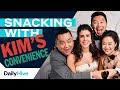 Cast of Kim's Convenience Try Extreme International Snacks