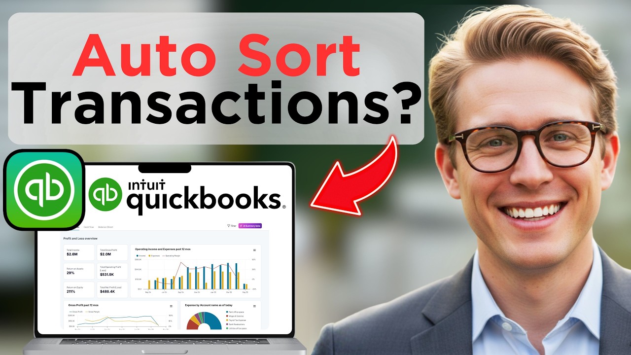 How To Use Rules To Automate Transactions In Quickbooks Online (Easy ...