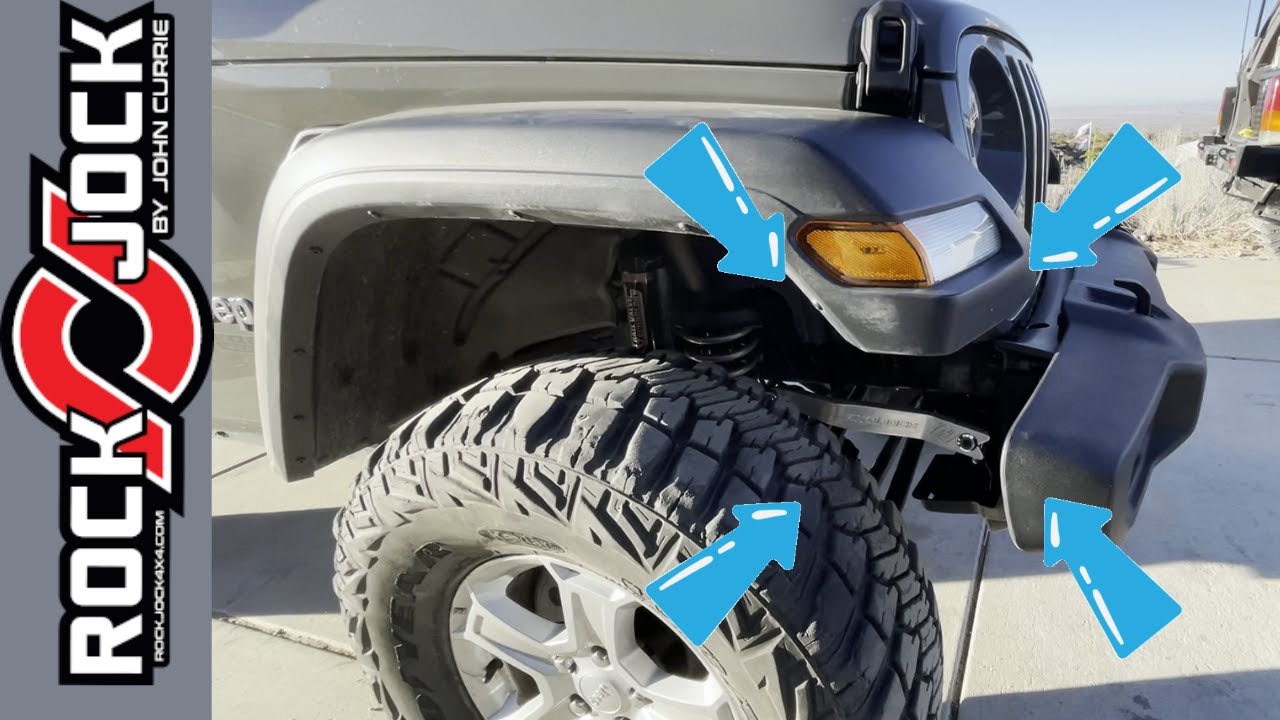 Installing Front RockJocks's Antirock Jeep on a Jeep JL YouTube