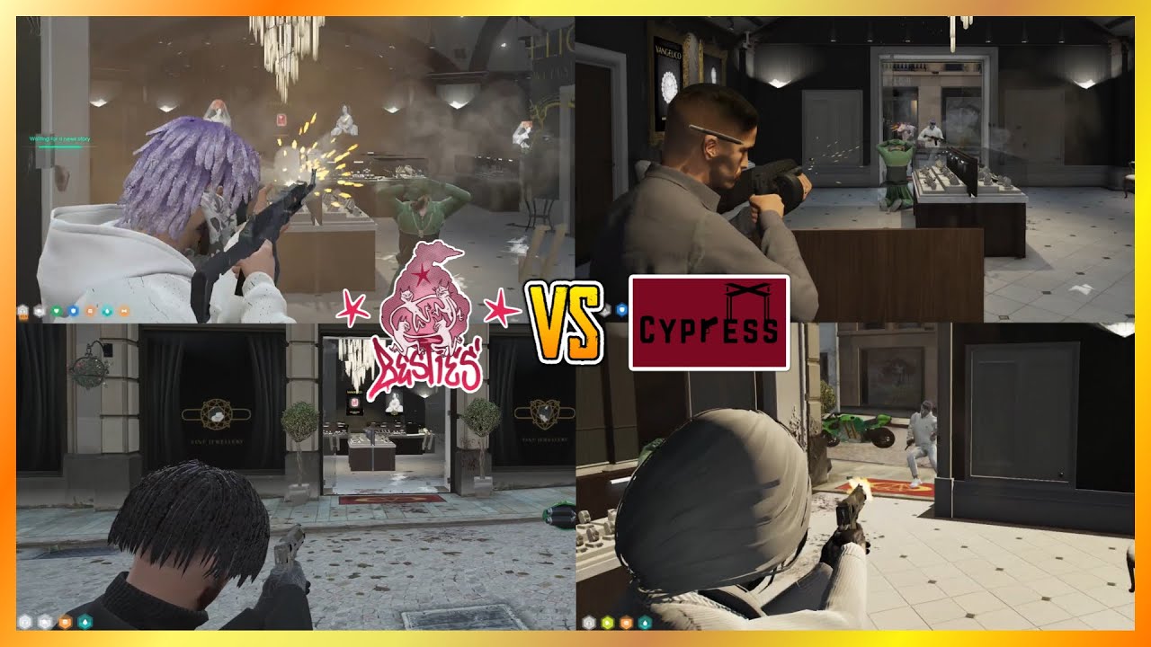 Besties Pull Up To Counter South Cypress Jewelry Store (Multi POVs) | NoPixel 4.0 GTA RP