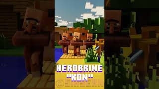 Minecraft Herobrine KON.. #shorts