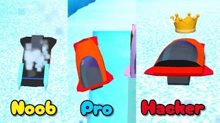 Flippy Snow Rider Race || NoobvsMastervsExpert screenshot 1