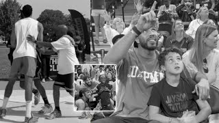 Boston Celtics star Jayson Tatum and his son Deuce catch WNBA All-Star action | USN