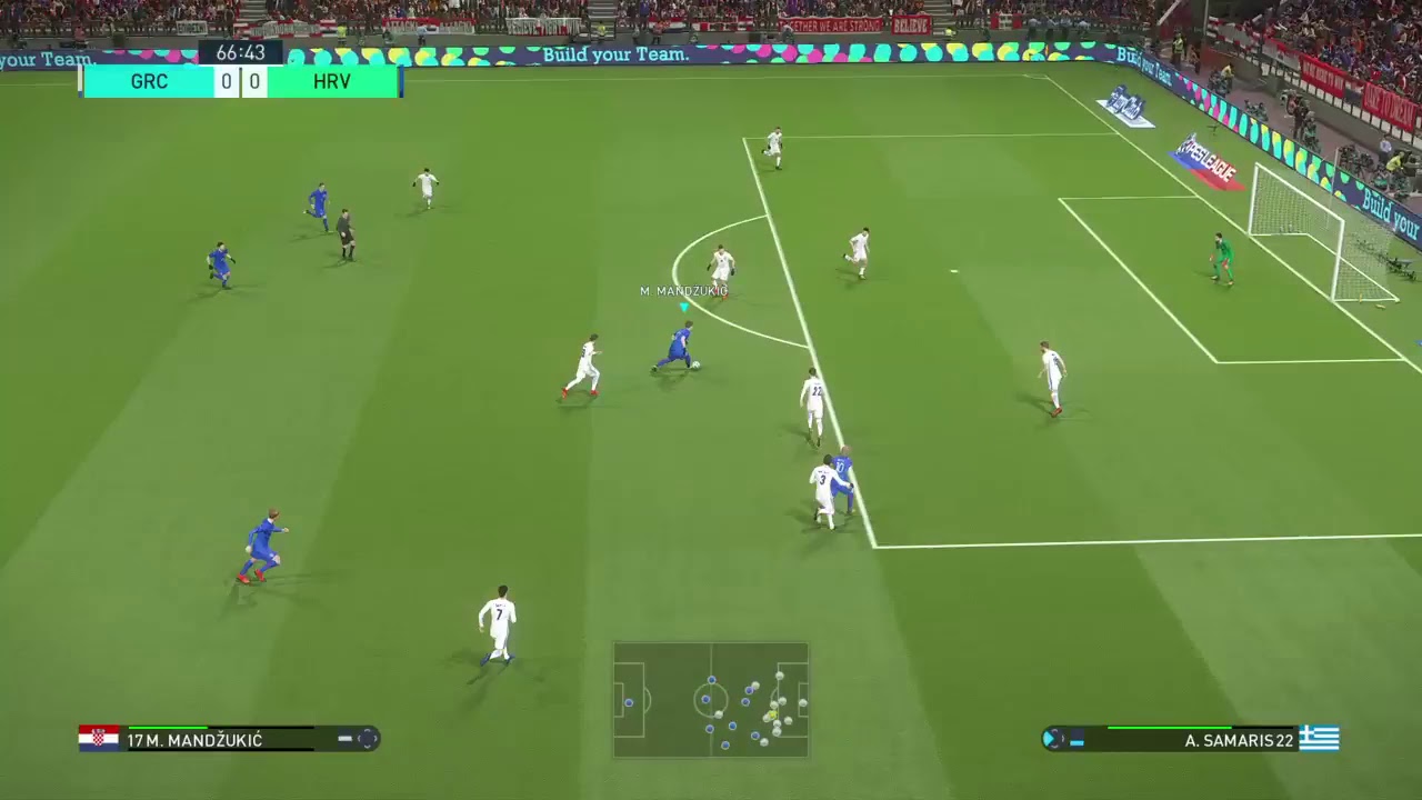 PES 2018 Greece vs Croatia