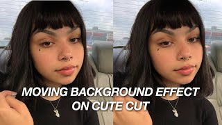 moving background effect tutorial on ccp | cute cut tutorial