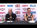 Hawks vs Bullets: Brian Goorjian and Emmett Naar press conference