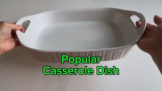 CorningWare Ceramic Casserole Dish