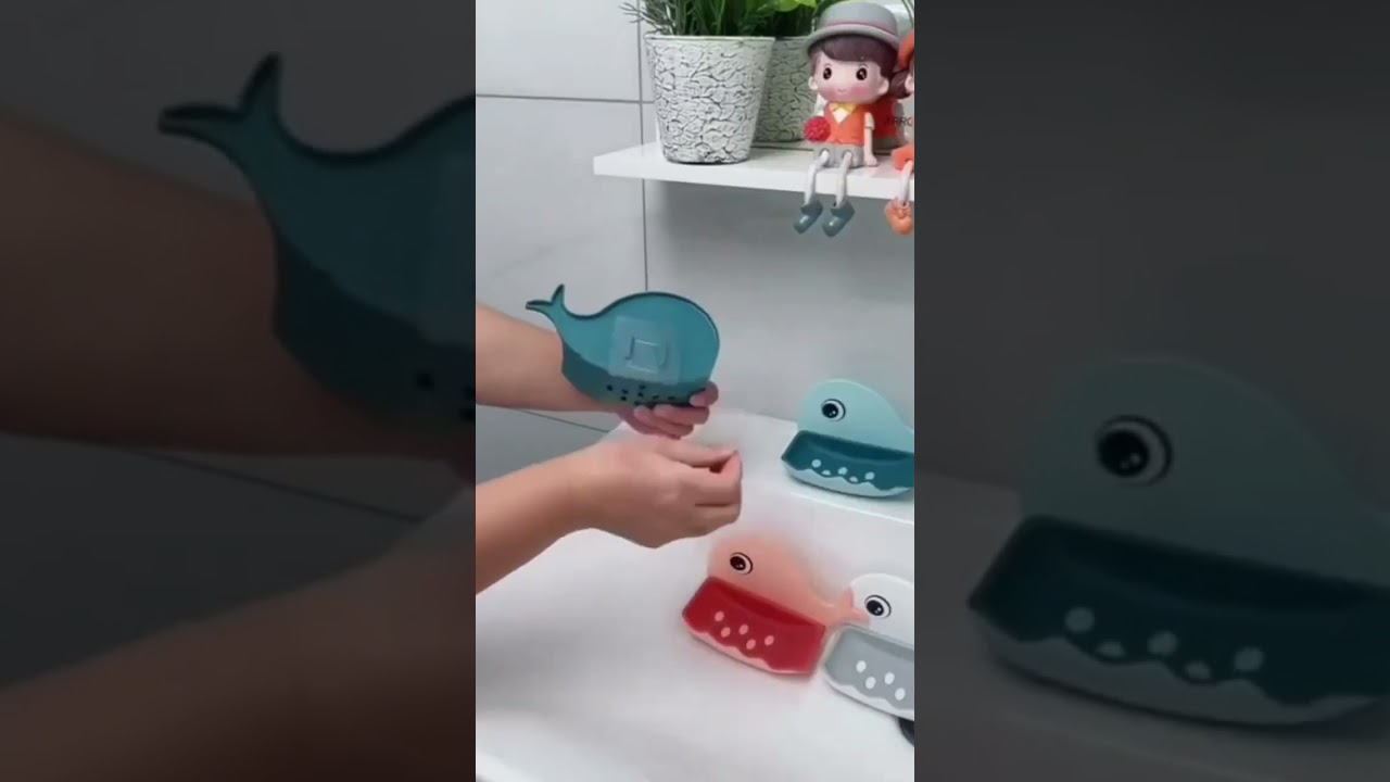 Self Adhesive Fish Shape Soap Tray (Mix/Random color)  *Rs. 250*✨✨✨