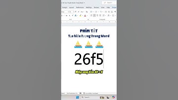 Phím Tắt Tạo Thuyền Buồm Trong Word #kienthuc #excel #freefire #exceltips #shorts #short #subscribe