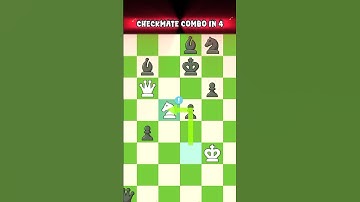 CHECKMATE COMBO IN 4 ‼️🔥‼️#chess #chesscom #youtubeshorts #ytshorts #shorts #edit #brilliant #tomato