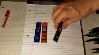 Uni Nano Dia 0.5mm Pencil Leads Grade 2H Tube Of 40 leads 