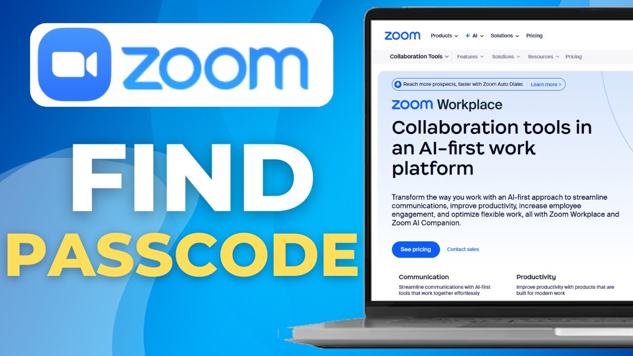 Zoom Passcode Examples How To Find Zoom Meeting Passcode (Step-by-Step Guide) - YouTube