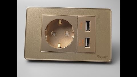Ổ Cắm USB Âm Tường 1 Chiều và 2 Chiều Cao Cấp TENKO I Tenko.com.vn