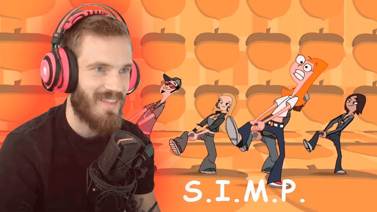 Pewdiepie Reacting to S.I.M.P. | Phineas and Ferb
