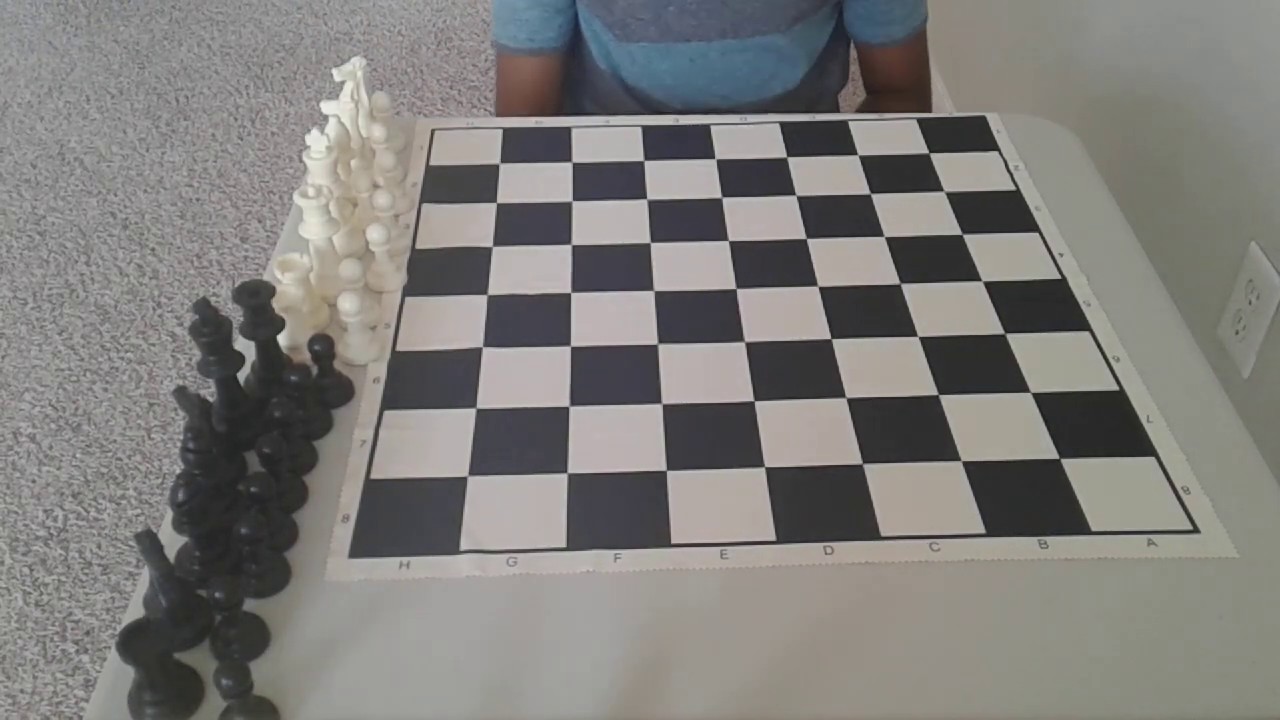 How to set up a chess board - YouTube