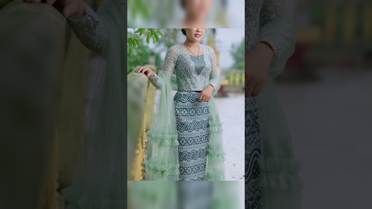 Latest Myanmar dress design - 