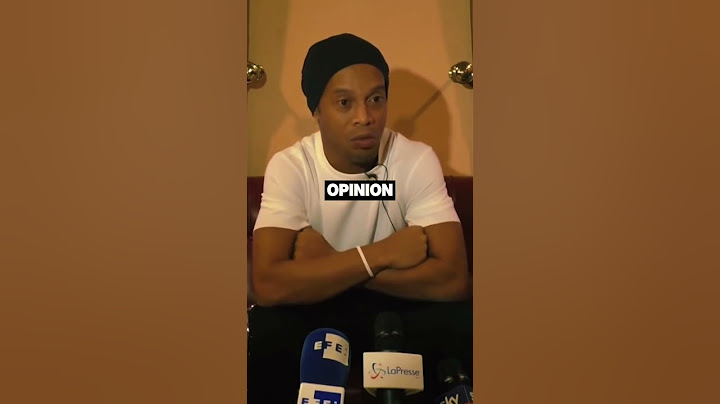 Ronaldinho picks his best five footballers of all time and Cristiano wasn't included #football