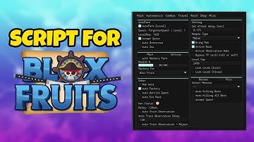 [NEW] Roblox Blox Fruits Script GUI Mukuro Hub : Auto Farm and more *PASTEBIN 2023*
