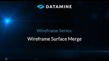 Wireframe Series: Wireframe Surface Merge