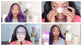 Korean Skin Care Review+Demo Mediheal Face Mask and Pore Treatment