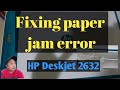 HP Deskjet 2632 all in one printer paper jam