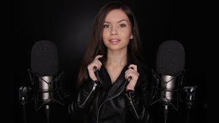 ASMR - Luscious LEATHER Sounds  🖤 (Rubbing, Tapping)